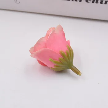 100vnt 4cm Šviežios Rožės Pumpuras Dirbtinės Gėlės, 