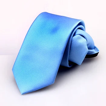 Poliesteris drabužių priedai vientisos spalvos užtrauktukas kaklaraištis Men 's verslo atmosferą užtrauktukas kaklo kaklaraištis, Paprasta ir patogu