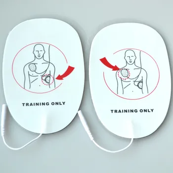 10 Porų AED Mokymo Mašina Pagalvėlės Suaugusiųjų AED Mokymo, Pirmosios Pagalbos AED Mašina Pleistrai Naujas