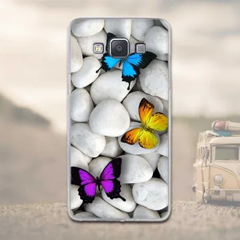 Minkštos TPU Case For Samsung Galaxy A5 A500 A500F A500H 3D Reljefo Silikono Atveju 