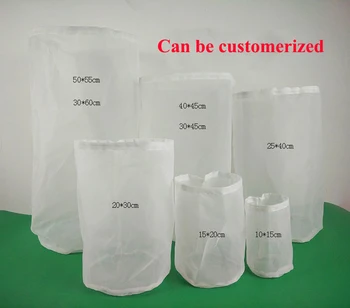 45*40cm 5 galonų bauda akių maisto kokybės nailono namuose užvirinti košė filtro maišelis už partijos homebrew filtro maišelis kibiras gali būti customerized