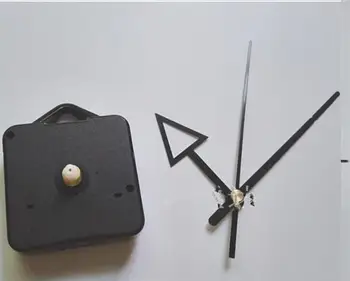 10 dalių Sieninis Laikrodis Judėjimo Mechanizmas su Juoda Valandą Raudona Antras Rankas Rodykles Žiūrėti Judesio Remonto Dalių Įrankių Rinkinys Clockwork