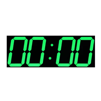 Žalia LED Skaitmenų Didelis LED Sieninis Laikrodis su Kalendoriumi Temperatūros Ekranas Nuotolinio Valdymo Atgalinės atskaitos Laikmatis Chronometras