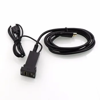 Automobilinis USB Garso Įvesties Įkroviklį su HDMI Lizdas, Naudoti TOYOTA,Camry,Corolla,Yaris,RAV4,Reiz,Land Cruiser,Miestelyje,Vios,Sienna