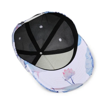 Prekės NUZADA Mažas Šviežias Stiliaus 3D Spausdinimo Moterų Hip-Hop Skrybėlės Išskirtinis Dizainas Bžūp Pavasarį, Vasarą, Rudenį Kaulų Snapback Kepurės