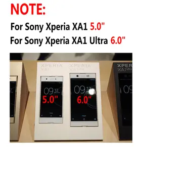 Sony Xperia XA2 Ultra XA1 Ultra 3D visiškai Padengti grūdinto Stiklo Screen Protector, plėvelės Sony Xperia XA1 Plus Dual G3412