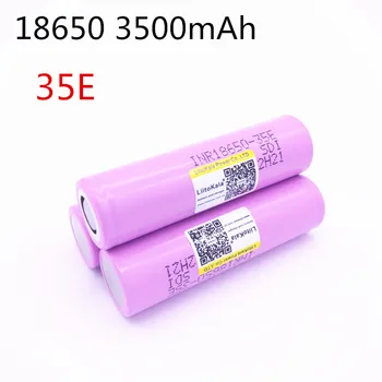 2VNT liitokala 3500mAh 13A išleidimo INR18650 35E samsung INR18650-35E 18650 baterija Li-ion, 3,7 v įkraunama Baterija