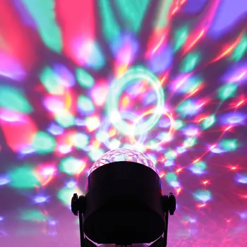 BEIAIDI Balso Kontrolės RGB Magija Kamuolys Led Etapo Poveikį Lempos Su Nuotolinės Šalis Disco Club DJ Šviesos Lazerio Projektorius Scenos Šviesos