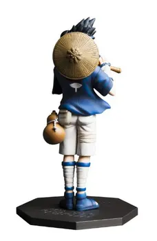 Anime Naruto Shippuden Uchiha Sasuke Fleita Ver. PVC Veiksmų Skaičius, Statulėlės, Dervos Kolekcijos Modelis Žaislas, Lėlė Juguetes