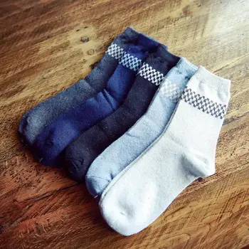 10 vnt = 5 poras naujų aukštos kokybės vyrai triušio vilnos kojinės vienos spalvos vilnos kojinės žiemos verslo kojinės, šiltas vyrų kojinės