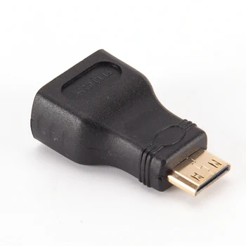 1PC HDMI Micro HDMI + HDMI Mini Konverteris Auksą, Padengtą HD Pratęsimo Adapteris Jungtis, skirta Vaizdo TV Xbox 360 HDTV 1080P