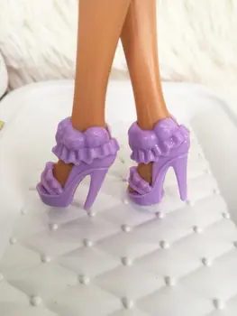 10Pairs Spalvinga Asorti Aukštakulnius Sandalus Įvairių Stilių Batai Barbie Lėlės, Žaislų Mergaitėms, Dovana, žaislai mergaitėms
