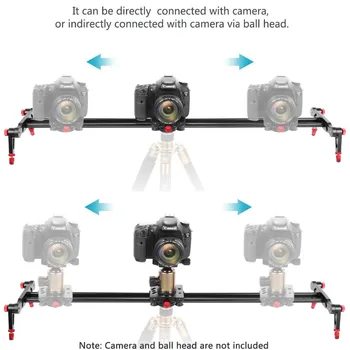 Neewer Kamera Kelio Slankiklį Vaizdo Stabilizatorius Geležinkelių 4 Guoliai Canon/Nikon DSLR Kamera DV/Video Kamera Kino