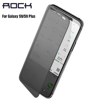 Roko Samsung Galaxy S9 S9 Plus pu nematomas atveju, Dr. V prabanga langą smart Apsaugos Atveju galaxy s9 plus