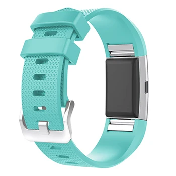 Už fitbit mokestis 2 žiūrėti dirželis juosta, Silikono watchband pakeitimo žiūrėti juostos Fitbit charge2 apyrankę smart rankogaliai