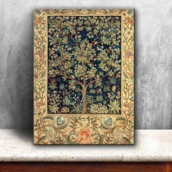 Klasikinės europos baroko meno gėlių dekoracijos drobės spaudiniai aliejaus tapybai atspausdinta ant drobės kambarį sienų apdailai nuotrauką