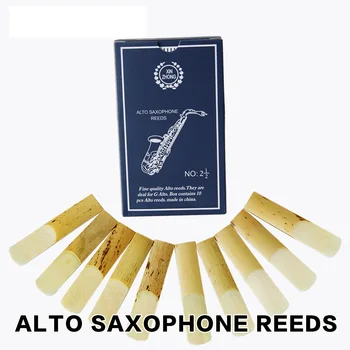 Saxofone Priedai XINZHONG 2 1/2 G Alto / Bb Tenoras / Bb Soprano Sax Saksofonas Nendrės jūsų pasirinkimui 10vnt/box