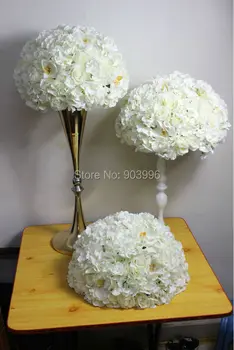 SPR Naujos!! vestuvių kelių švino gėlės hydrangea gėlių žvakidė stalo puošmena, gėlių decoratio Nemokamas pristatymas gėlių sienos