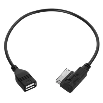 Muzikos Sąsaja AMI MMI AUX USB Adapterio Kabelis, skirtas Automobilių Audio AUDI A3 A4 A5 A6 Q5 VW