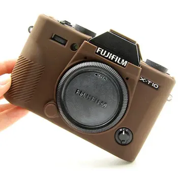 Silikono Šarvai Odos dėklo korpuso Dangtelis apsaugos Fujifilm X-T10 X-T20 XT10 XT20 Skaitmeninis Fotoaparatas
