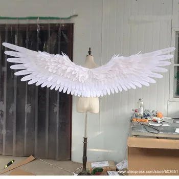Cosplay kostiumai, baltas gražus angelas sparnų gražus fairy wings Vestuvių juostoje dekoracijos, rekvizitas, EMS nemokamas pristatymas