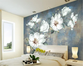 Beibehang Užsakymą foto tapetai retro aliejaus tapybai Europos sienos kambarį, miegamąjį, TV foną už sienos 3 d