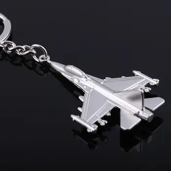 1pcs/Daug Metalo Plokštumos Keychain Mini Plokštumos Key Chain Orlaivio Modelis paketų prižiūrėtojų raktinę Lėktuvo Key Chain Automobilių Krepšiai Dovanos