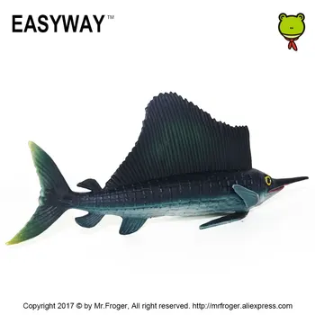 EASYWAY Originalus Buriažuvė Modelis Žaislas Sea Life Gyvūnų Žaislai Vaikams Dovanų Gimtadienio Plastiko Žuvų Modeliai Veiksmo ir Žaislas Duomenys