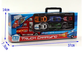 Prekės ženklo automobilių žaislas automobilis lydinio automobilių žaislai, 12pcs/set vaikas modelio nešiojamų bako dėžutės su Kalėdų dovana Nemokamas pristatymas