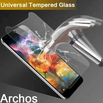 Universalus Grūdintas Stiklas Filmas Archos 50 Galia/Cezis 5.0 colių 9H 2.5 D Screen Protector For Archos 50 Diamond/Grafitas