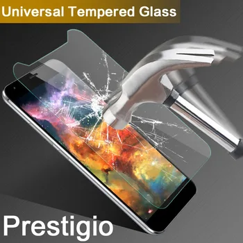 Universali Apsauga Grūdintas Stiklas Prestigio MultiPhone 7500/5503/5504/5505/5507 DUO 5.0 colių 9H 2.5 D Screen Protector