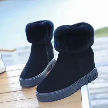 KNCOKAR Žiemos sniego batai moterims 2017 m. naujos korėjos versija, naujas korėjiečių versija kraštų su storu medvilnės batai