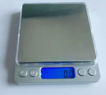 Tikslumo miniatiūriniai elektroninių virtuvė masto 0.01 g papuošalai masto Maisto sakė 500/0.01 g