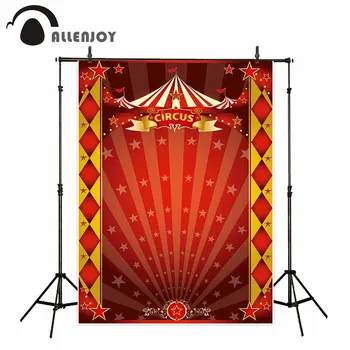 Allenjoy fotografijos studijoje lėšų cirko šalis užsakymą naujieji metai raudona gimtadienio fone, photocall photobooth tinkinti