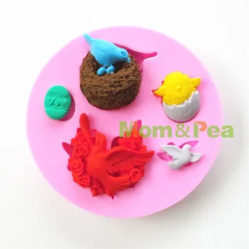 Mama&Žirnių 0708 Nemokamas Pristatymas Velykų Kiaušinių Formos Silikono Formos Pyragas Apdaila Minkštas Pyragas 3D Pelėsių