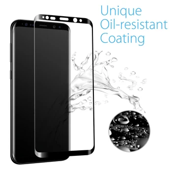 Grūdintas Stiklas Screen Protector For Samsung Galaxy s9 Plus Grūdintas Stiklas 3D Išlenkti Visiškai Padengti Apsaugine Plėvele