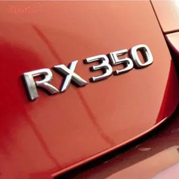 Automobilių Stiliaus High-end Auto Eksterjero Aksesuarai, Kėbulo Lipdukas, Decal Logotipas Ženklelis ES350 RX350 Logotipą 