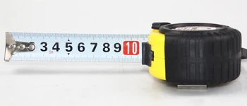 Aukštos kokybės 3 m / 5 m / 7.5 m / 10 m, matavimo juostos plieno juostos matavimo juosta su virvelę Rankiniai įrankiai, matavimo įrankis