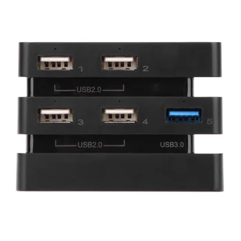 5 Prievadų USB Įkroviklis Hub 3.0 & 2.0 Žaidimų Konsolės Išplėsti USB Adapteris PS4 Pro Konsolės Priedai OD#S