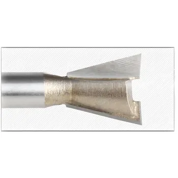 1pc 1/4Shank 1/4*3/8 CNC frezavimo pjovimo graviravimo įrankis Suderinta gong pjovimo Medienos apdirbimo frezos