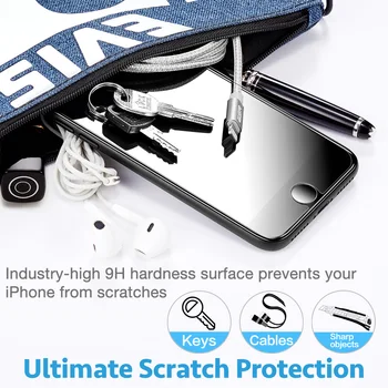 Screen Protector, iphone, 8/8 Plius, ESR 3Pack 5X didesnis Grūdintas Stiklas Gynėjas su Aplikatorių už iPhone8 8Plus 7 7 Plius