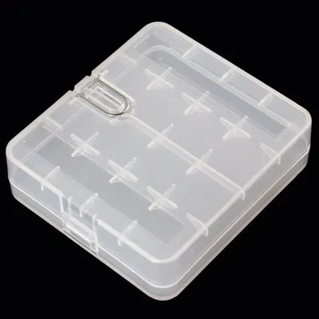 2VNT Soshine Nešiojamas Kietasis Plastikinis Laikiklis Laikymo Dėžutė 4 x 18650 Baterijas