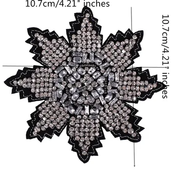10piece Gėlių Dizainas Žiedlapis Aplikacijos Duobute Siūti Siuvinėjimo Iškilios Dėmės 