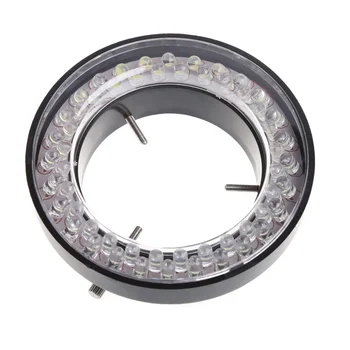 60 LED Reguliuojamas Žiedo Žibintas šviestuvas Lempa STEREO, ZOOM Mikroskopu Mikroskopas, EU Plug-W310