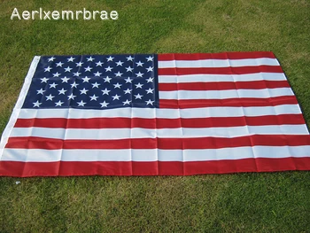 Nemokamas pristatymas aerxemrbrae flag150x90cm jav vėliava Aukštos Kokybės Dvipusis Spausdinti Poliesteris, Amerikos Vėliava Grommets JAV Vėliavos