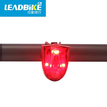 LEADBIKE Dviračių Šviesos 3 Multi-funkcija Paryškinimas LED 3 Režimais, atsparus Vandeniui Mini Priekinis Galinis Žibintas USB Įkrovimo 220 Liumenų