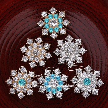 50PCS Senovinių Rankų darbo Gėlių kalnų krištolas Mygtukus Bling Flatback Crystal Pearl Dekoratyvines Sagas Gėlių Centras amatai