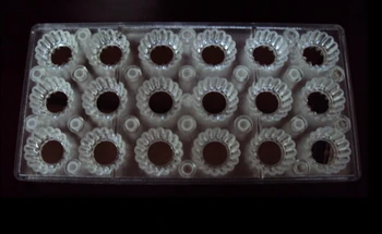 Magnet Skaidrus PC Polikarbonatas pudingo, želė gėlių vazonai, apvalių šokolado perdavimo klojinių kepimo formą moldes de reposteria