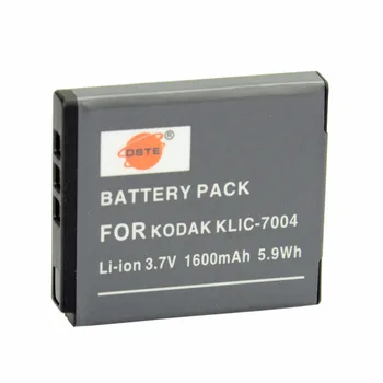 DSTE 2VNT KLIC-7004 Įkrovimo Baterija (akumuliatorius skirtas KODAK Q7 Q10 Q-S1 M1033 V1073 V1273