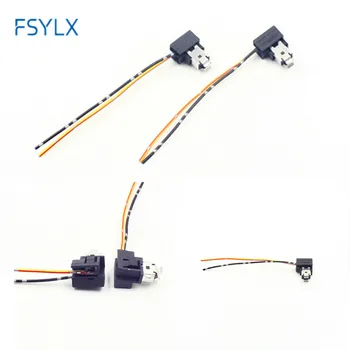 FSYLX 50pcs h1 halogeninės lemputės lizdas, elektros lempų laikikliai jungtis išplėtimo vielos h1 maitinimo kištuko adapteris originalus h1 halogeninės lemputės